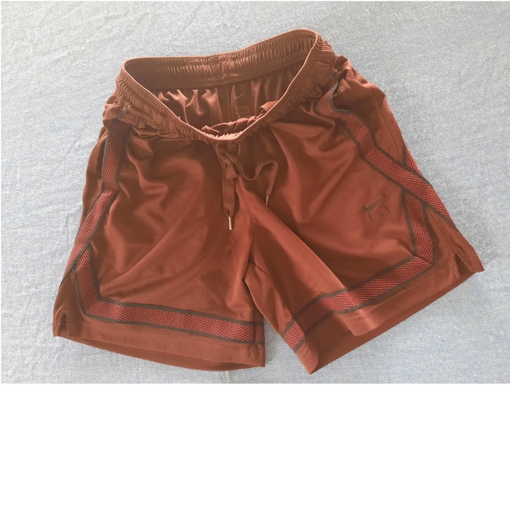 Nike Fly Crossover Basketball Shorts Mens Medium Mesh Brown Dri-FIT CK6599-273